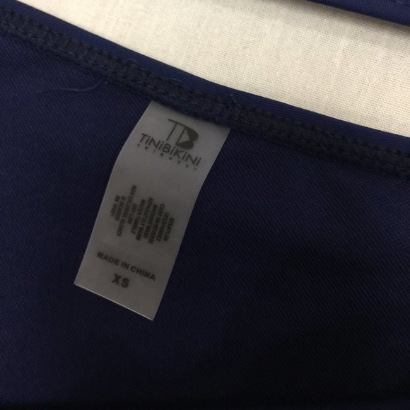 π¦π¦π¦ NWT TINIBIKINI WOMENS HI NECK HI WAIST CAGED BIKINI SIZE XS π¦π¦π¦ - Picture 5 of 7